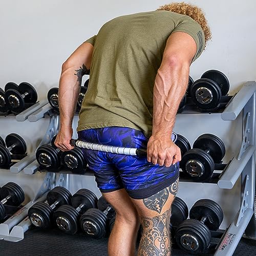 Nine 4 Nine Massage Stick - A Handheld Spindle Massage Stick - Full Body Muscle Recovery & Myofascial Release (24" Massage Pin (Stiff)) - color: 24" Massage Pin (Stiff)