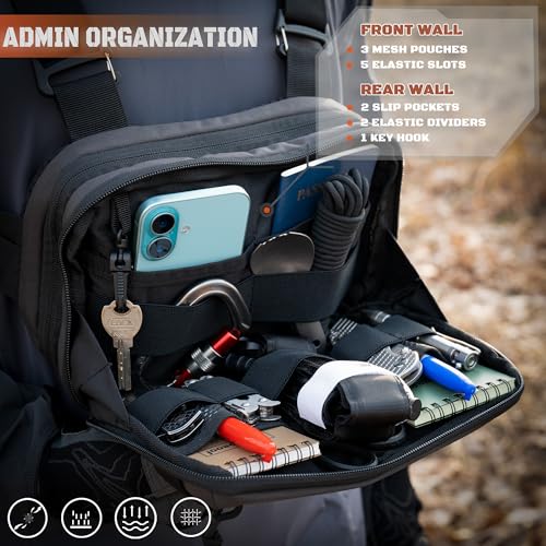 Tactical Chest Rig Pack for Men and Women, Low Profile Utility CCW Chest Bag with Gun Holster for Outdoor Hiking Hunting Gravel Cycling Biking - color: Gray