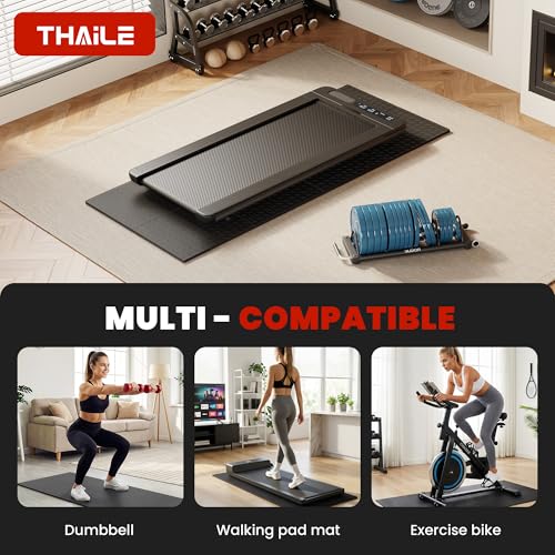 Walking Pad Treadmill Mat for Carpet Floors,55x24 Hardwood Floor Protection - size: 55"L x 24"W x 0.16"Th