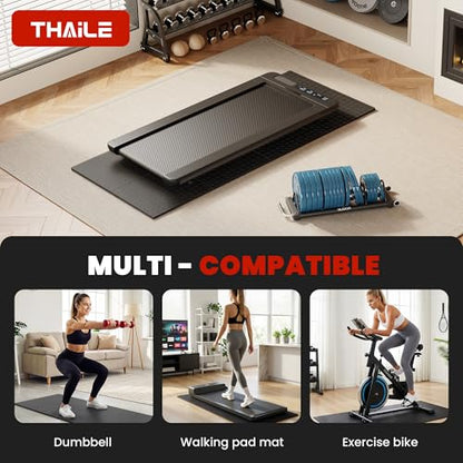Walking Pad Treadmill Mat for Carpet Floors,55x24 Hardwood Floor Protection - size: 55"L x 24"W x 0.16"Th