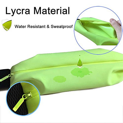 Fanny pack Running Belt Waist Phone Holder/Bag Women Men for iPhone 13 12 11 Pro Max/XR/XS Max/X/8/7/6S Plus, for Samsung Galaxy S/A/Note, All Mobiles up to 7'',Gym Workout Fitness Gear - color: Lemon Yellow