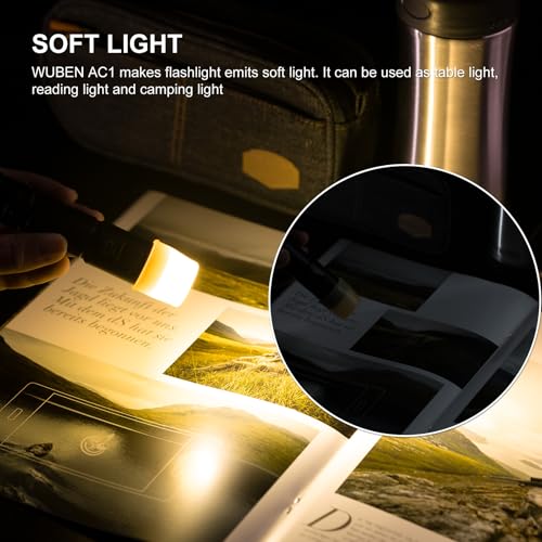 WUBEN AC1 3-Color Durable Flashlight Diffuser 24.5-26mm Diameter Lamp Cap - color: AC1