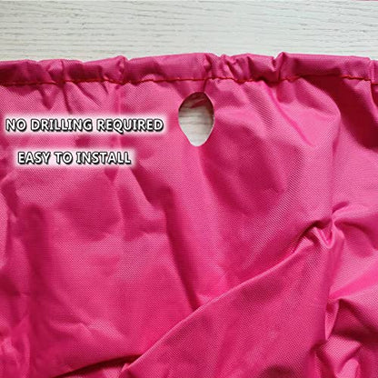 Trampoline Spring Cover 40 Inch Replacement Safety Pad for Mini Trampoline 3 Layer Protect Tear-Resistant Oxford Cloth Easy to Install Replacement for Home, Gym - color: pink