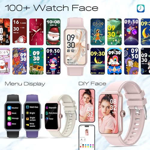 Nemheng Fitness Tracker for Women & Men - IP68 Waterproof, 100+ Sports Modes,24/7 Heart Rate & Sleep Monitor, Ultra-Long Battery Life, Android iOS Compatible, Includes Strap - color: Black