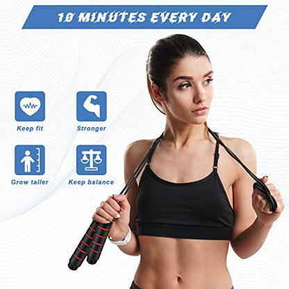 Junkin Jump Ropes bulk for Fitness with Ball Bearings - color: Multicolor