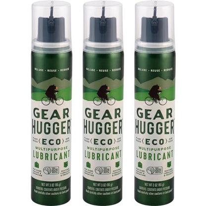 Gear Hugger Multipurpose Lubricant, Plant-Based, No Petroleum (3oz, 3pk) - style: Multipurpose Lubricant (3 oz, Pack of 3)