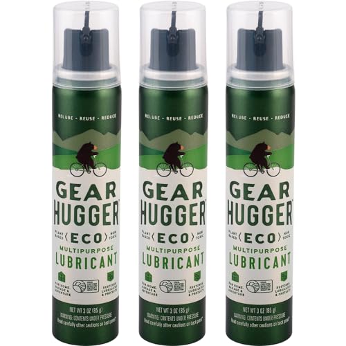 Gear Hugger Multipurpose Lubricant, Plant-Based, No Petroleum (3oz, 3pk) - style: Multipurpose Lubricant (3 oz, Pack of 3)