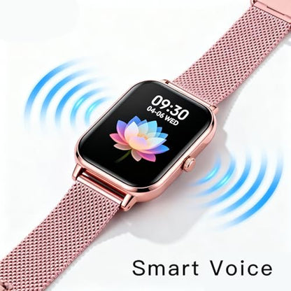 1.83-inch Large Screen Fitness Tracker with Bluetooth Call and Music Playback - 100+ Exercise Modes, Health Monitoring and Voice Assistant for Active Lifestyles