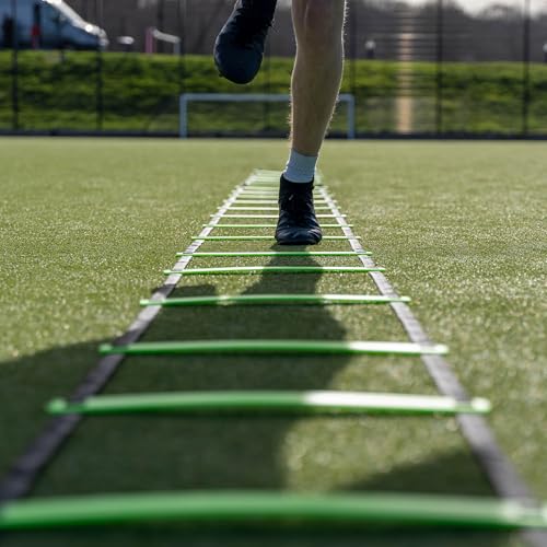 QUICKPLAY Agility Ladder 29.5ft - 20 Rungs, Adjustable Spacing