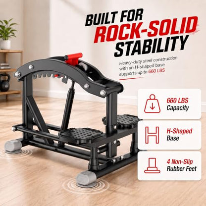 EPHESPORT Pull Up Assist Machine with 6-Level Hydraulic Support