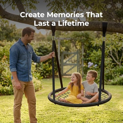 MalloMe Tree Swing Straps & Hammock Straps for Trees – Multi-Purpose Hanging Kit, Heavy Duty Adjustable Tree Strap for Hammocks, Swings & Outdoor Use, Safe for Branch or Between 2 Trees - style: 2200 LB - D-Ring 5FT w/ Swivel (Ideal for Swings)