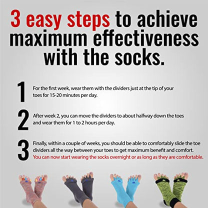 My Happy Feet Charcoal Socks (Large) & Spiked Peanut Massage Ball Set - color: Charcoal, size: Large