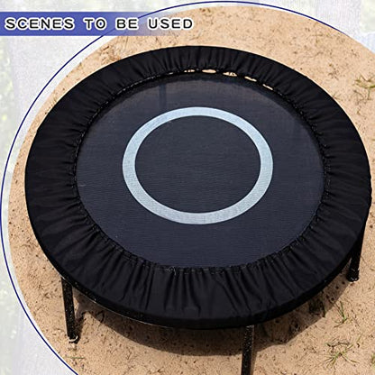 Tatuo Trampoline Spring Cover Round Replacement - color: Black, size: 48 Inch-8 Hole