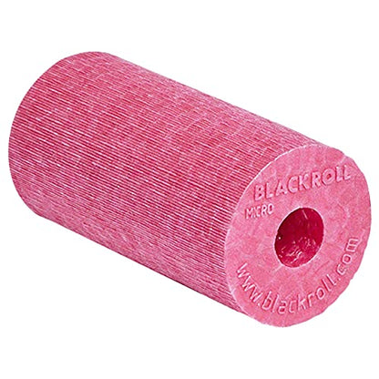 BLACKROLL - Micro Foam Roller, Small Deep Tissue Massage Tool for Feet, Hands, and Arms, Use for Travel, Exercise and Muscle Recovery and Plantar Fasciitis Relief, 6cm (2.3") x 3cm (1.2") - color: Pink