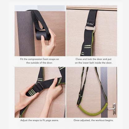 Yoga Back Bend Trainer, Leg Stretcher Strap