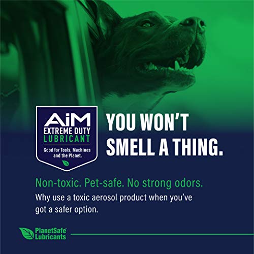 Planet Safe AIM Extreme Duty Lubricant (Small Bundle 1oz + 4oz) Made in The USA. Multi-Purpose for Home, Garage, Doors, Hinges, Gym Equipment - Penetrates, Cleans, Lubricates, Protects, 3 in 1 Oil - size: AiM | Bundle | Small