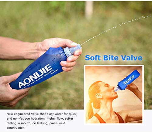 AONIJIE Soft Water Bottle, 2 Pack, 250ml - color: 2 Pcs - 250ml