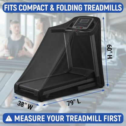 Treadmill Cover 420D, Outdoor Waterproof, Running Machine Cover