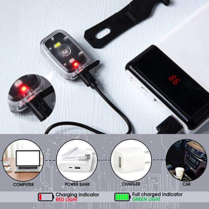 Mudder Running Lights for Runners Rechargeable LED Safety Lights