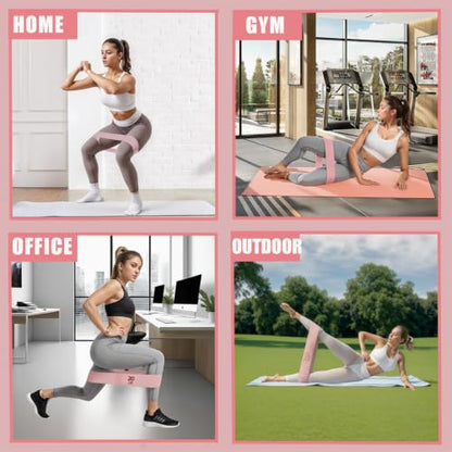 3 Levels Fabric Exercise Bands for Legs and Butt