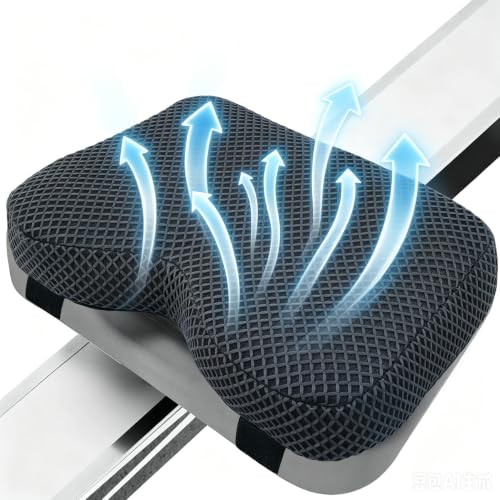 4D Mesh Rowing Machine Cushion for Concept 2, Washable Anti-Slip Seat Pad