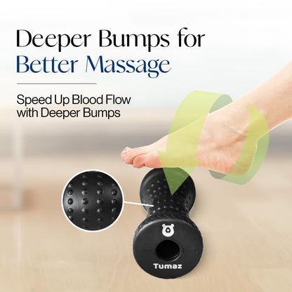 Tumaz Foot Roller for Deep Tissue Massage & Reflexology - color: Foot Roller - Original (Turquoise)