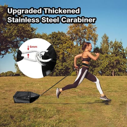 Weight Sled Trainer Adjustable, Resistance Running Sled with 3 Sandbags
