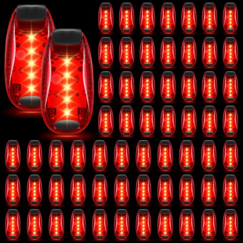 Copkim 30/60/100 Pcs LED Running Light Bulk - color: Red