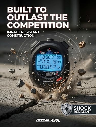 Ultrak 60 Memory 3 Line Display Stopwatch