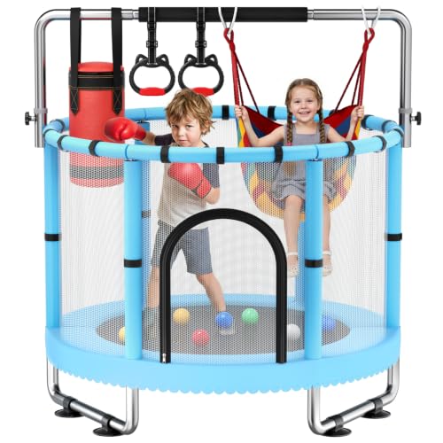 Toddler Trampoline for Kids, Indoor/Outdoor Trampoline - size: 55“