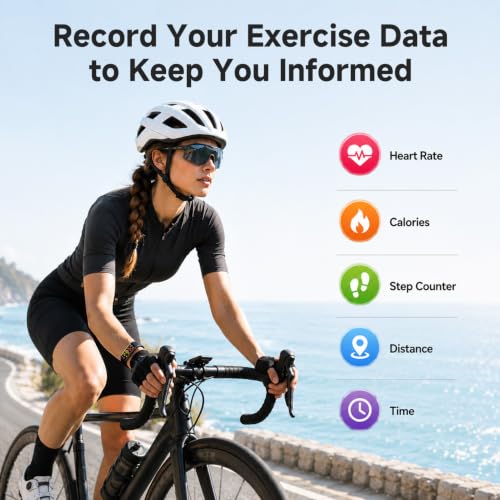 KPEP Fitness Tracker with 24/7 Heart Rate/SpO2/Blood Pressure/Sleep Monitor - color: Pink