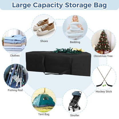 COOLBEBE 56" Sports Duffle Bag - 216L Extra Large Travel Duffel Luggage Bag - size: 56" x 14" x 17"