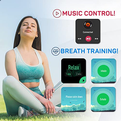 OCTANDRA Move VeryFitPro Smart Watch HR Heart Rate Sleep Monitor IP68 Waterproof Activity Fitness Tracker Step Counter Pedometer Exercise Running Watch Fitness Watches for Men & Women (ID205L) (Black)