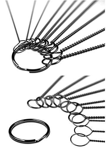 DiCUNO Straw Cleaning Brushes Set, of Super Hard & Medium Hard, 8 Inch