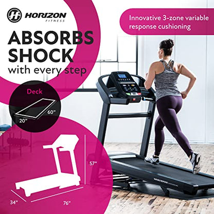 Horizon Fitness Treadmill - style: T202