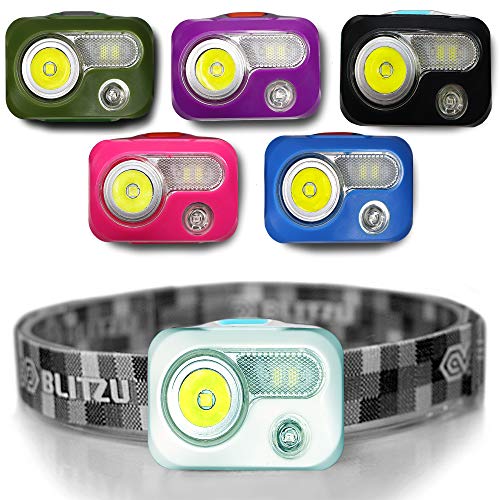 LED Headlamp, Rechargeable Super Bright Headlight Flashlight, Kids & Adults - color: White