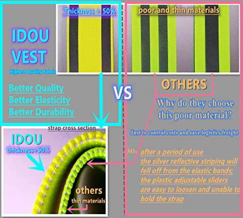 Reflective Running Gear,Reflective Bands for Arm/Wrist/Ankle/Leg,Biking Accessories for Women and Men - color: Yellow - 1 Belt -XXL