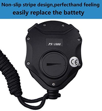 Digital Stopwatch Timer with Back Light Stop Watch 0.001second Timing|100 Lap Memory,Large dispaly Alarm Clock for Coach Sports Swimming Running Marathon Competition(100LAP(Back Light)) - color: 100 Lap-backlight-black