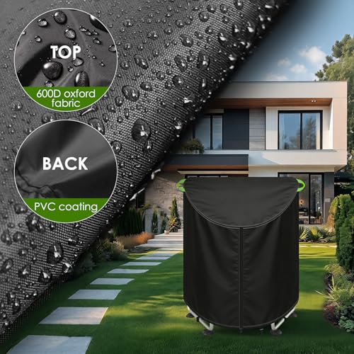 55'' Mini Trampoline Cover, Outdoor Waterproof Kids Trampoline Cover
