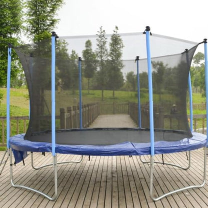 UPKOCH 6Pcs Black Trampoline Protective Caps for Enclosure Poles 2.75X1.77 Inch Plastic Safety End Caps for Kids Outdoor Trampoline Accessories
