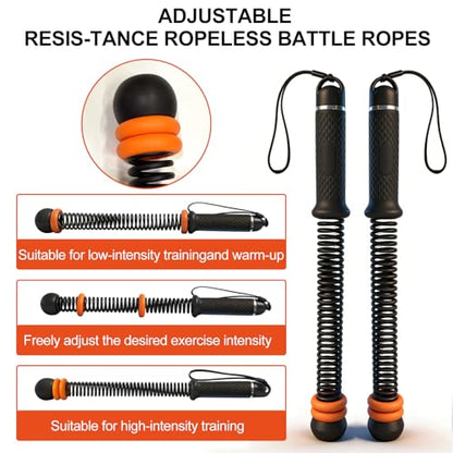 Ropeless Battle Ropes for Men & Women