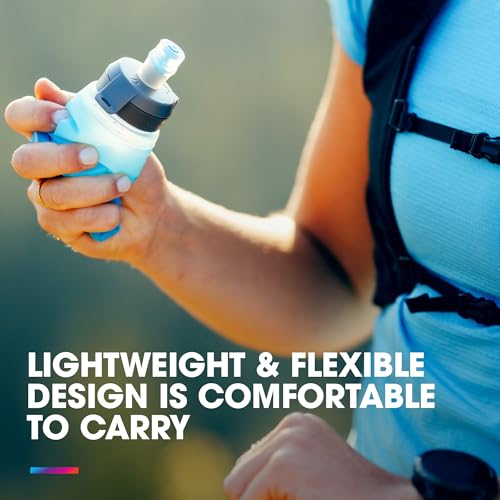 HydraPak SoftFlask Speed Compressible Soft Flask 2-Pack (500ml, Malibu) - style: *New* 500ml 2-pack