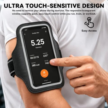 Running Armband with Card Slot, 2 Pack
