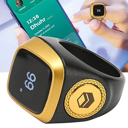 Digital Tally Counter Ring, 20mm, Black
