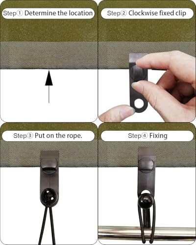 ABINLIN Ball Bungee Cords 6 Inch, 25 Pcs Bungee Cords with Balls, Black - size: Black 6 Inch 25Pcs, style: Bungee Balls