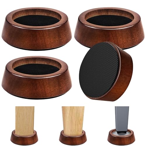 Bed Risers, 1 Inch Wooden Furniture Risers 4 Pack - size: 1 inch