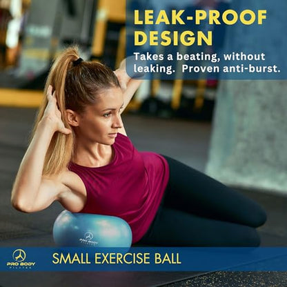 ProBody Pilates Ball Small — 9 Inch Small Exercise Ball - color: Teal