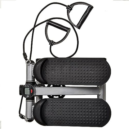 BalanceFrom Adjustable Stepper Stepping Machine with Resistance Bands, Gray