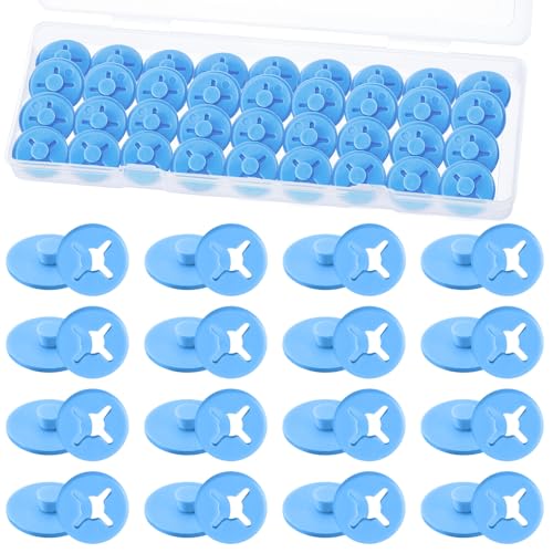 Juexica Race Bib Clips Running Number Holder - color: Blue
