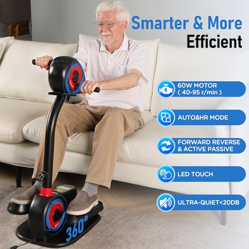 Elliptical Exercise Machine, Low‑Impact Motorized Pedal Exerciser